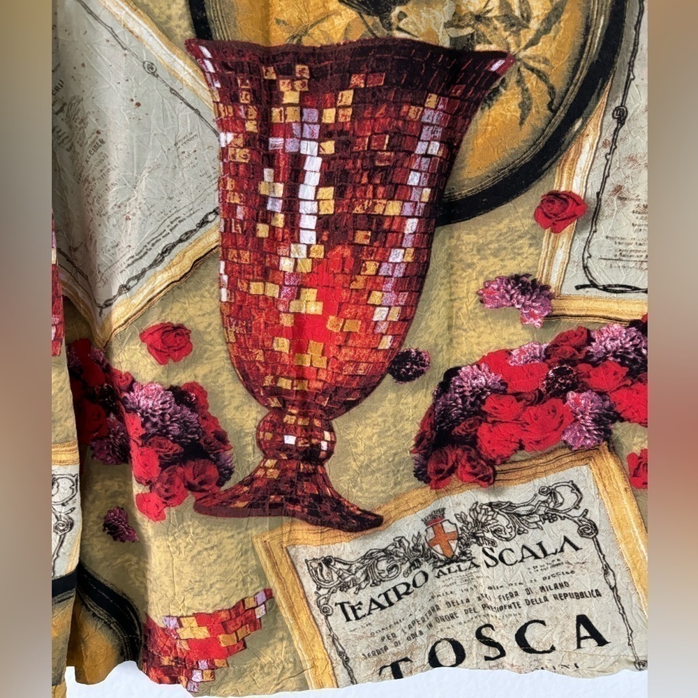 Vintage Jams World Opera Tosca Hawaiian Shirt Large Men - Picture 9 of 15